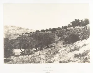 Jérusalem, Vue générale de la Vallée de Hinnom