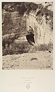 Jérusalem. (Environs) Grotte de Jérémie by Louis de Clercq|H. Jannin|J. Blondeau et Antonin