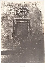 Jérusalem, Fenêtre arabe by Auguste Salzmann|Imprimerie photographique de Blanquart-Évrard, à Lille