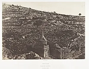 Jérusalem, Vallée de Josaphat, Faces Ouest et Nord, 1 by Imprimerie photographique de Blanquart-Évrard, à Lille|Auguste Salzmann