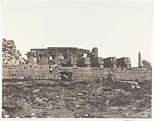 Karnak (Thèbes), Enciente du Palais Vue du Point H by Félix Teynard|Imprimerie Photographique de H. de Fonteny et Cie