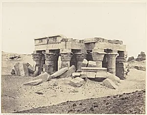 Kôm-Ombou (Ombos), Vue Générale des Ruines by Félix Teynard|Imprimerie Photographique de H. de Fonteny et Cie