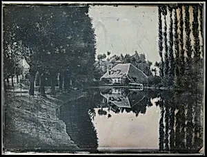 [Landscape with Cottage] by Marie-Charles-Isidore Choiselat|Stanislas Ratel