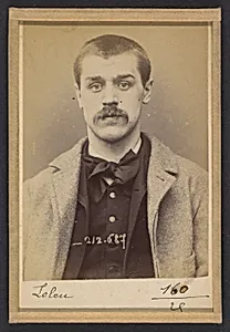 Leleu. Victor, Louis. 29 ans, né le 19/10/64 à Arras (Pas-de-Calais). Anarchiste. 9/1/94. by Alphonse Bertillon