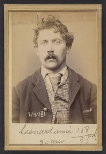 Léonard. Aimé. 30 ans, né à Chalonné/s/Loire (Maine & Loire). Mineur ou gazier. Anarchiste. 27/2/94. 