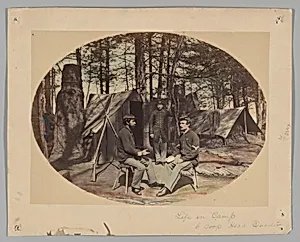 Life in Camp, 6th Corp Headquarters
