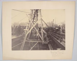 Lifting Engine "Vibbard" from Draw at Long Bridge, March 1864