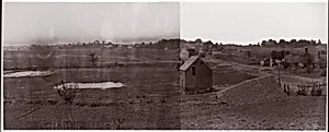 [Looking Toward Marye's Heights, Fredericksburg] by Andrew Joseph Russell|Mathew B. Brady