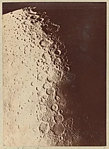 Lunar Photograph, South Pole by Paul Henry|Prosper Henry