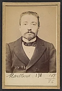 Maillard. Louis. 30 ans, né à Rennes (Ille & Vilaine). Employé de commerce. Anarchiste. 27/2/94.  by Alphonse Bertillon