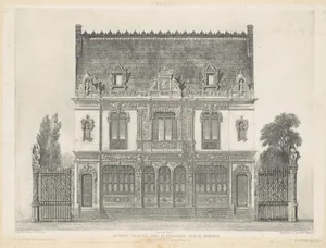 Maison Élevée Rue St. Georges par M. Renaud