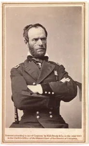 [Major General William Tecumseh Sherman Wearing Mourning Armband]