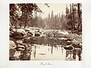 Merced River by Carleton E. Watkins