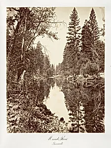 Merced River, Yosemite by Carleton E. Watkins