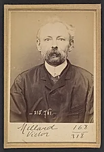 Millard. Victor. 53 ans, né le 5/6/40 à Moyon (Oise). Cordonnier. 16/3/94. by Alphonse Bertillon