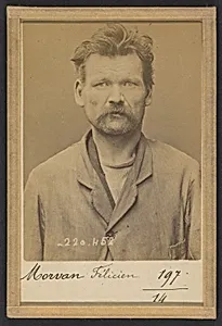 Morvan. Félicien. 45 ans, né le 8/6/49 à Kerity (Côte du Nord). Menuisier. Anarchiste. 2/7/94.  by Alphonse Bertillon