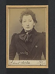 [Mugshots of Suspected Anarchists from French Police Files] by Alphonse Bertillon