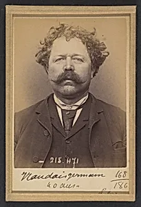Naudet. Gervais. 40 ans, né à Echaleau (Côte-d'Or). Menuisier. Anarchiste. 10/3/94.  by Alphonse Bertillon