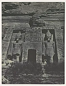 Nubie. Ibsamboul. Entrée du Spéos d'Hathor by Maxime Du Camp|Imprimerie photographique de Blanquart-Évrard, à Lille