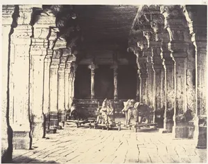 Outer Prakarum on the North Side of the Temple of the God Sundareshwara