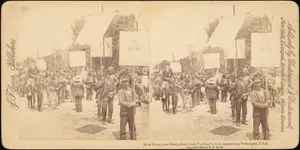 [Pair of Stereograph Views of General Jacob S. Coxey's Army of the Unemployed]