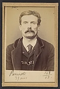 Parisot. Louis. 37 ans, né à Saint-Avalet (Moselle). Employé au "Petit Journal". Anarchiste. 2/3/94.  by Alphonse Bertillon
