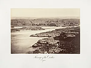 Passage of the Dalles, Oregon by Carleton E. Watkins