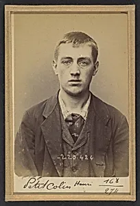Peticolin. Henri. 23 ans, né le 8/6/71 à Goersdorf (Bas-Rhin). Vernisseur. Anarchiste. 2/7/94.  by Alphonse Bertillon