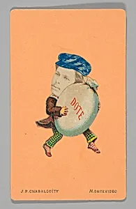 [Photo Collage: Man Holding Bag Inscribed "DOTE"]