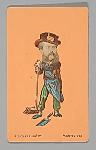 [Photo Collage: Man with Broom and Dustpan]
