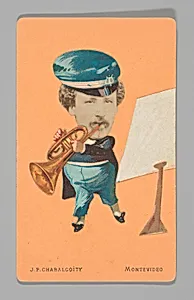 [Photo Collage: Musician Playing Trumpet] by Juan Pedro Chabalgoity