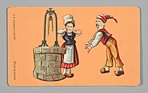 [Photo Collage: Woman and Man Next to Well]