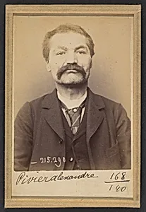 Pivier. Alexandre. 53 ans, né à Rochevan (Savoie). Tailleur d'habits. Anarchiste. 7/3/94. by Alphonse Bertillon