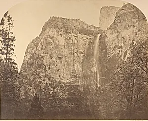 Pohono, Bridal Veil, 900 Feet, Yosemite by Carleton E. Watkins