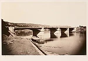 Pont de la Mulatiere by Edouard Baldus