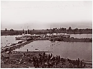 [Port Royal, Rappahannock River, Virginia] by Andrew Joseph Russell|Mathew B. Brady