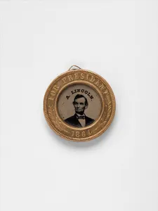 [Presidential Campaign Medal with Portraits of Abraham Lincoln and Andrew Johnson]