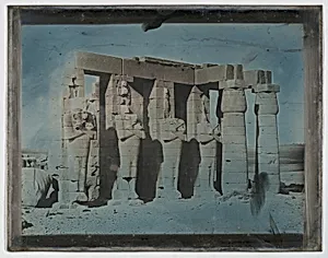 Ramesseum, Thebes (201. Thèbes. 1844. 202 Rhamséion.)