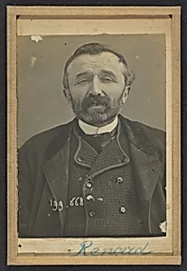 Renard. Pierre, Alfred. 46 ans, né à Flain (Haute-Saône) le 27/4/46. by Alphonse Bertillon