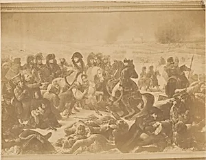 [Reproduction of Napoleon on the Battlefield of Eylau by Antoine-Jean Gros] by Unknown|baron Antoine Jean Gros