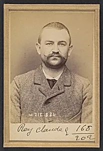 Rey. Claude. 23 ans, né le 24/5/70 au Creusot (Saone & Loire). Ébéniste. Anarchiste. 12/3/94.  by Alphonse Bertillon