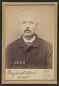 Reytinat. Jacques, François. 48 ans, né à Mouy (Oise). Colporteur. Anarchiste. 9/3/94. by Alphonse Bertillon