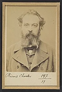 Ricois. Charles-Victor. 48 ans, né le 21/3/46 à Orléans. Employé au Journal Officiel. Anarchiste. 2/7/94.  by Alphonse Bertillon