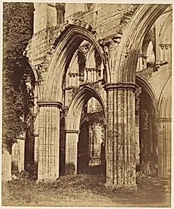 Rivaulx Abbey. Looking Across the Choir