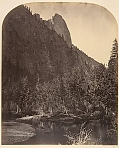 River View, Sentinel, 3270 Feet by Carleton E. Watkins