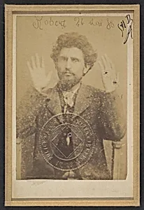 Robert. Fritz, Malatesta. 24 ans, Suisse. Excitation à la haine des citoyens les uns contre les autres, expulsé. by Alphonse Bertillon