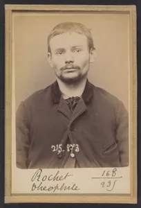 Rochet. Théophile. 24 ans, né à Rennes (Ille-et-Vilaine) le 7/6/69. Cordonnier. Anarchiste. 18/3/94. 