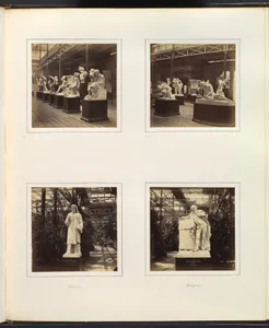 [Roman Court with Sculptures of Posidonius and Wounded Gladiator; Sculpture of Geoffrey Chaucer by Marshall; Sculpture of Shakespeare by Roubilliac]