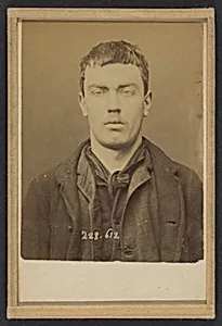 Rossi. Guillaume. 20 ans, né le 8/3/71 à Biel (Italie). Serrurier. Vagabondage. 15/1/95.  by Alphonse Bertillon