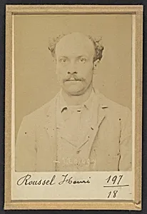 Roussel. Henri-Louis. 28 ans, né à Paris le 2/10/65. Ardoiseur. Anarchiste. 2/7/94. by Alphonse Bertillon